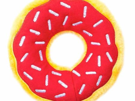 ZippyPaws Donutz Cherry Plush Dog Toy on Sale