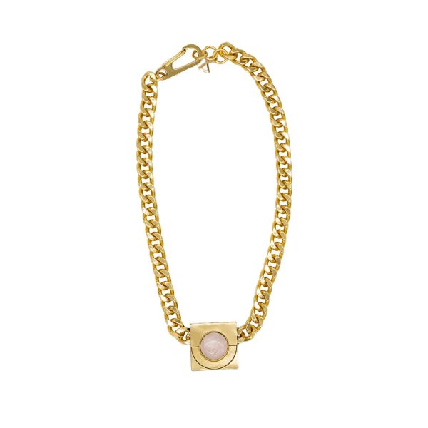 Iconic Moon Necklace in Gold Online Sale