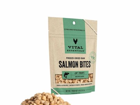 Vital Essentials(R) Freeze-Dried Salmon Bites Cat Treats, 1.1 oz on Sale