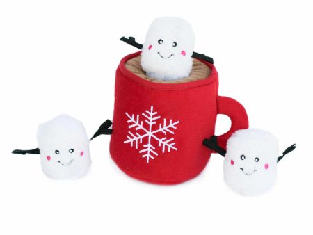 ZippyPaws Holiday Zippy Burrow Hot Cocoa Plush Dog Toy Discount