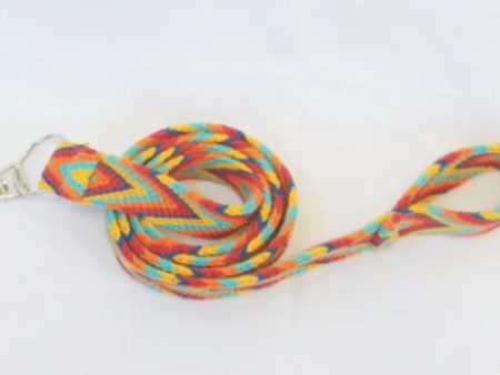 Multicolor Handmade Wayuu Pet Leash Hot on Sale