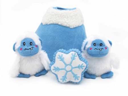 ZippyPaws Holiday Burrow(TM) Yeti Mountain Plush Dog Toy Online