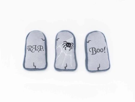 ZippyPaws Halloween Miniz 3Pack Tombstones Online Sale