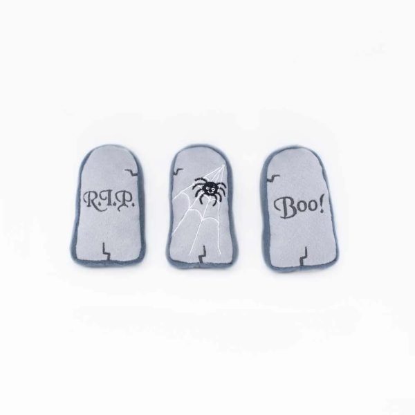 ZippyPaws Halloween Miniz 3Pack Tombstones Online Sale