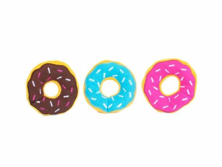 ZippyPaws Miniz 3-Pack Donutz Fashion