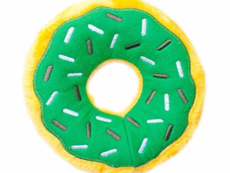 ZippyPaws Donutz Mint Chip Plush Dog Toy Cheap