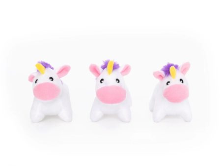 ZippyPaws Miniz Unicorns 3pk Discount