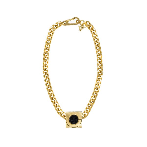 Iconic Moon Necklace in Gold Online Sale