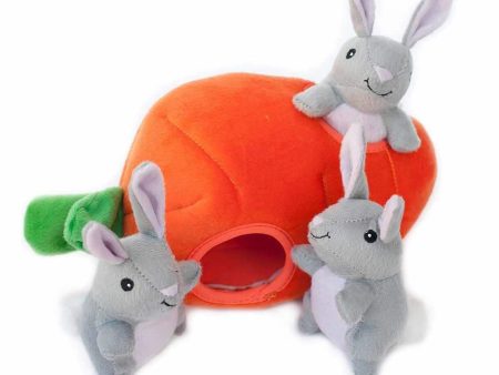 ZippyPaws Burrow Bunny  n Carrot Supply