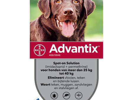 Advantix 400 2000 Spot-On Hund 25-40kg Hot on Sale