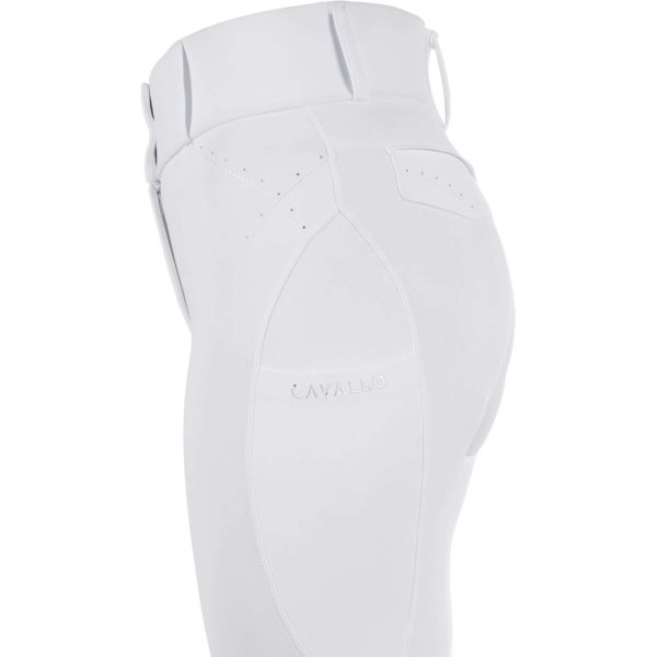 Cavallo Reitleggings CavalCandera Grip Mobile Weiß Supply