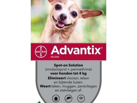 Advantix 40 200 Spot-On Hund < 4kg Supply