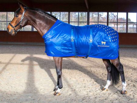 Accuhorsemat Blanket Original ohne Accupressure Mat Blau Hot on Sale